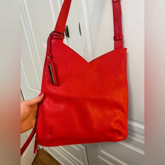 NWT JOE'S JEANS 👖 Crossbody Vegan Leather Red Adjustable Strap Bag Purse - Picture 7 of 9